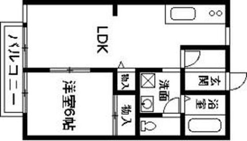 パナハイツテルマーレ　間取り図